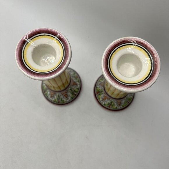 Coimbra Ceramics Hand-painted Decorative Candle Holder XVII Century Recreation # - Picture 6 of 14